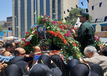 شهید مدافع حرم «سعید آبیار» در کربلای ایران آرام گرفت