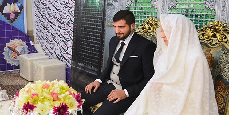 عقد زوج مسلمان لبنانی و اوکراینی در حرم حضرت عبدالعظیم(ع)
