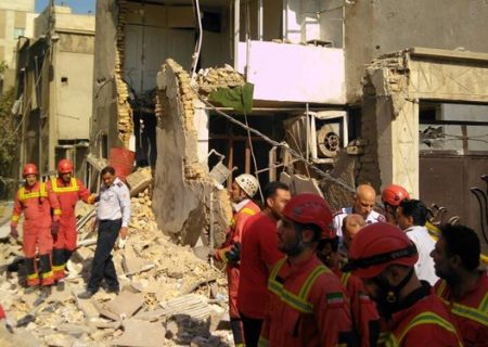 انفجار شدید یک ساختمان در جوانمرد قصاب؛ تاکنون ۱۸ مصدوم و یک فوتی