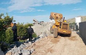 تخریب ٢٢ فقره ساخت و ساز غیرمجاز در زمین‌های کشاورزی شهرستان ری
