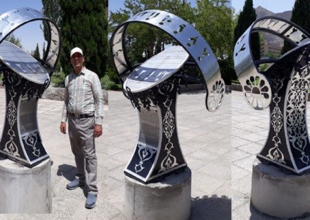 نخستین ساعت آفتابی آموزشی در شهرری رونمایی شد