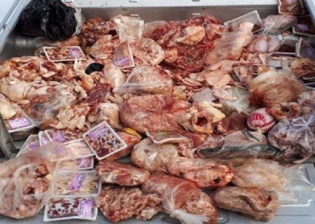 کشف ۱۵۰۰ کیلوگرم گوشت فاسد در ری
