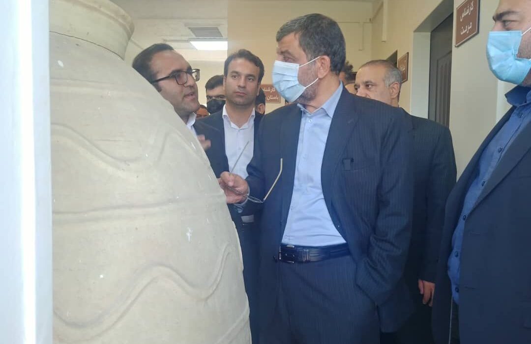 پایگاه ملی محوطه باستانی ری با حضور وزیر میراث فرهنگی افتتاح شد