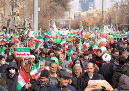 برگزاری باشکوه راهپیمایی ۲۲ بهمن در شهرری