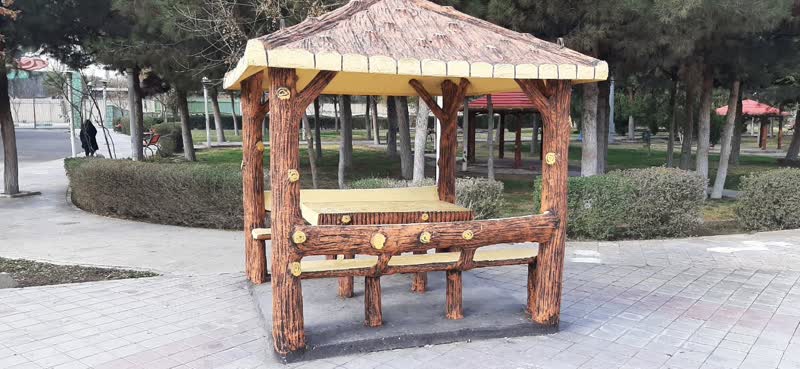 بازپیرایی مبلمان پارکی، وسایل بازی و تندرستی بوستان بانوان فدک