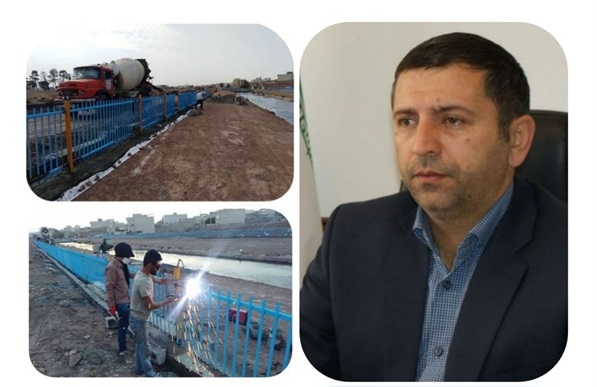 کانال آب ری – ورامین در حریم شهر قیامدشت ایمن‌سازی شد