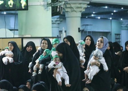 شیرخوارگان ری نذر شهید ۶ ماهه کربلا شدند