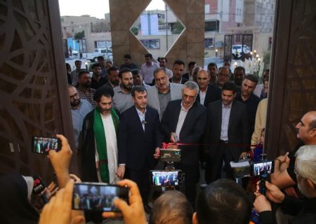 آئین بهره برداری از پروژه های مدیریت شهری حسن آباد باحضور معاونین استاندار تهران برگزار شد