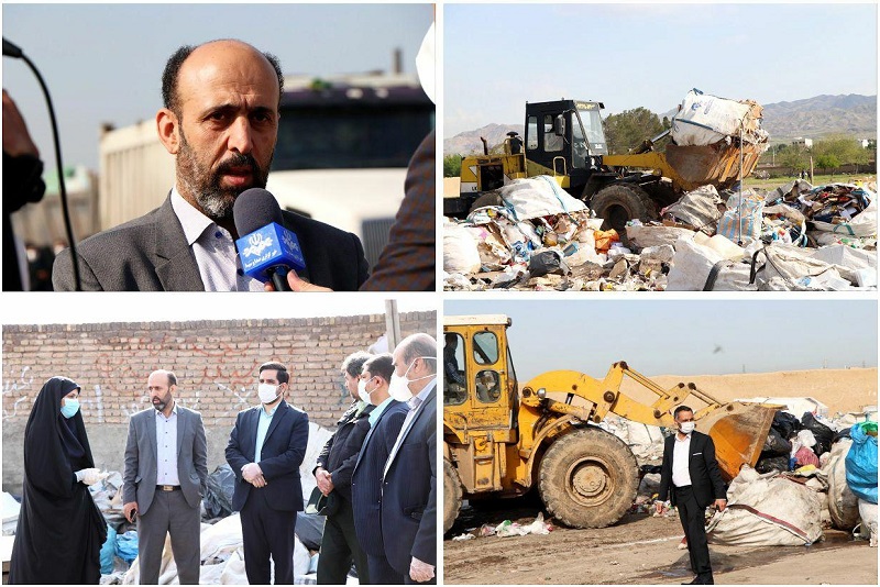 مراکز غیر مجاز تفکیک زباله در سطح بخش خاوران جمع آوری شد