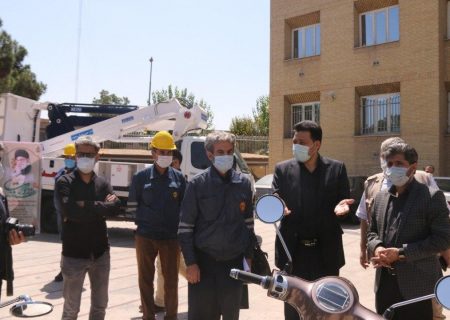 تخصیص یکدستگاه خودروی بالابر ۱۷ متری به اداره برق شهرستان ری