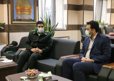 دیدار فرماندار ویژه شهرستان ری با رئیس پلیس فتا تهران بزرگ