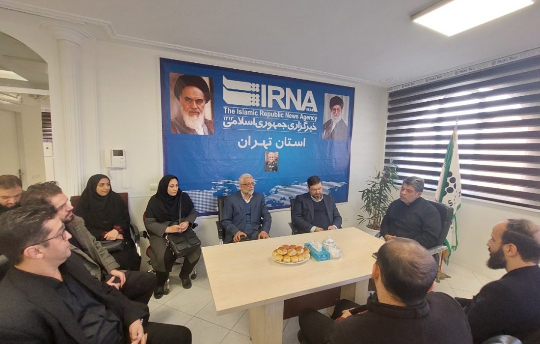 بازدید رئیس شورای اسلامی شهرستان ری از خبرگزاری ها و دفاتر رسانه ای واقع در شهرری
